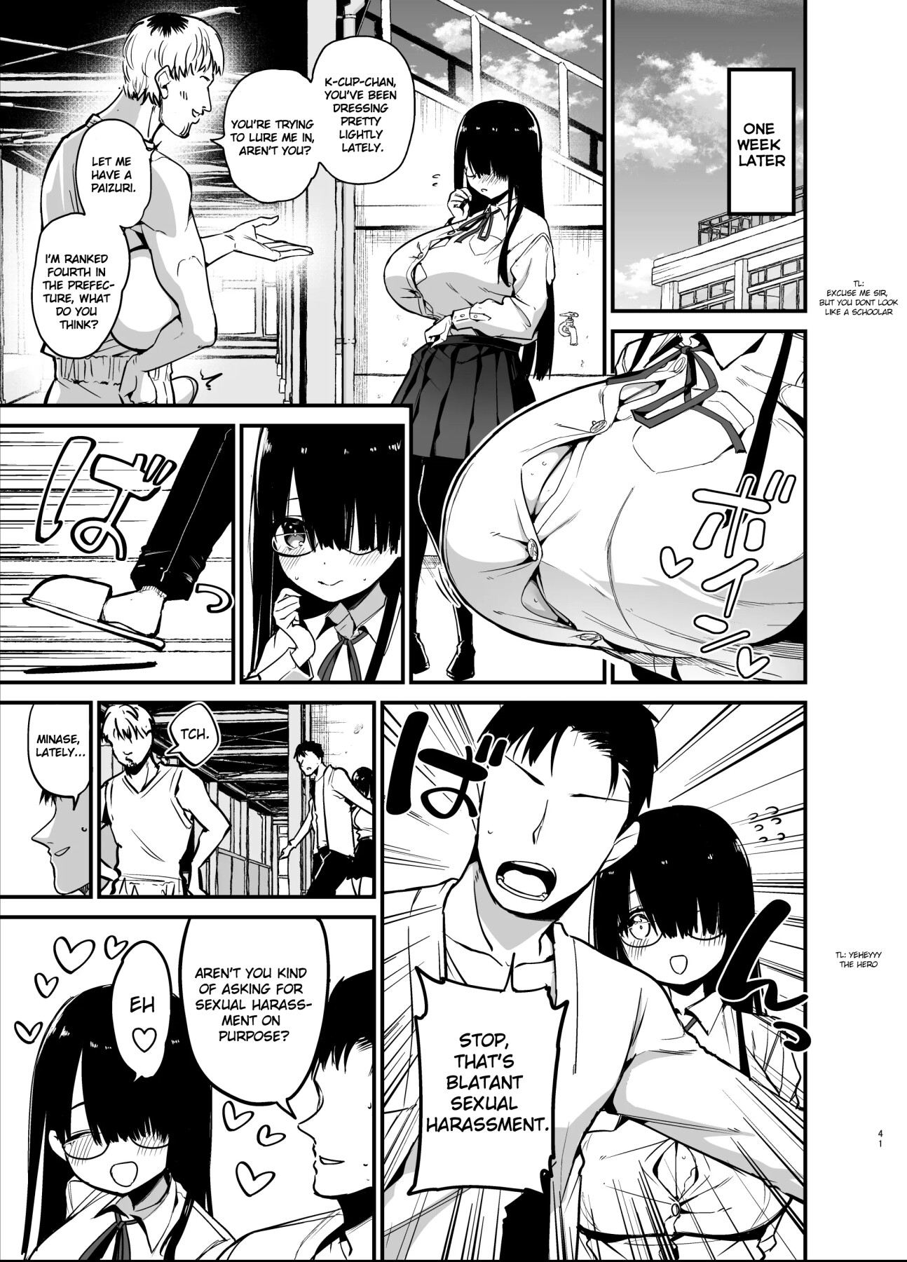Hentai Manga Comic-Introverted K-cup girl-Read-41